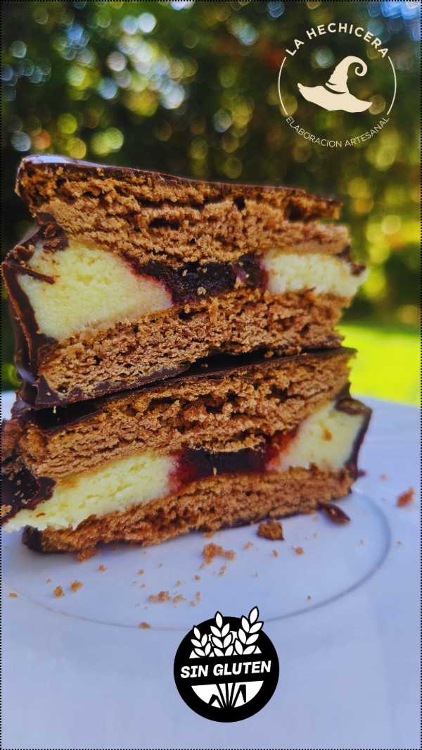 Producto - Ganache de chocolate blanco y corazon de Frambuesa