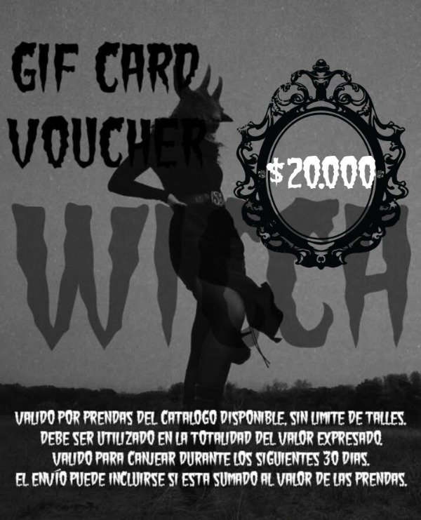 Producto - GIFT CARD 20K