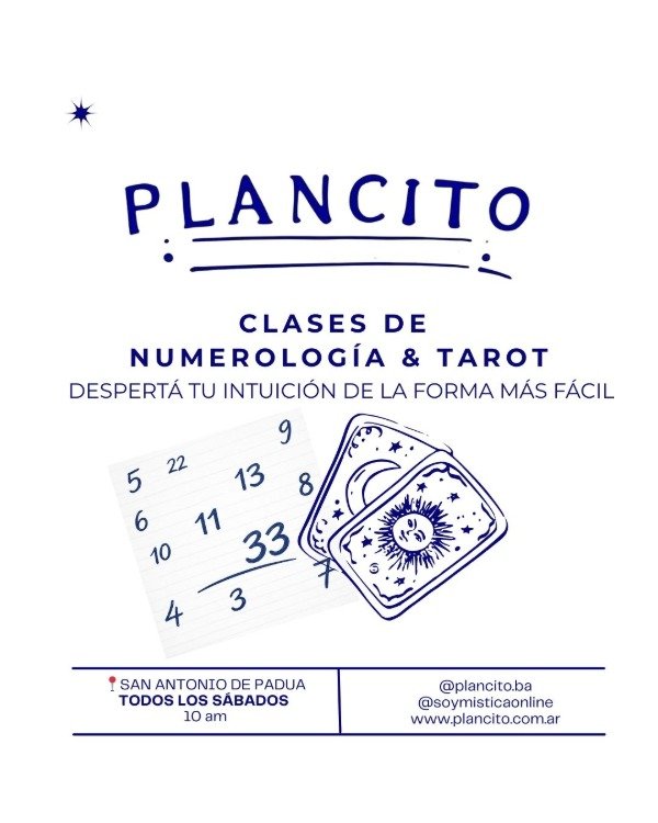 Producto - CLASES DE TAROT Y NUMEROLOGIA