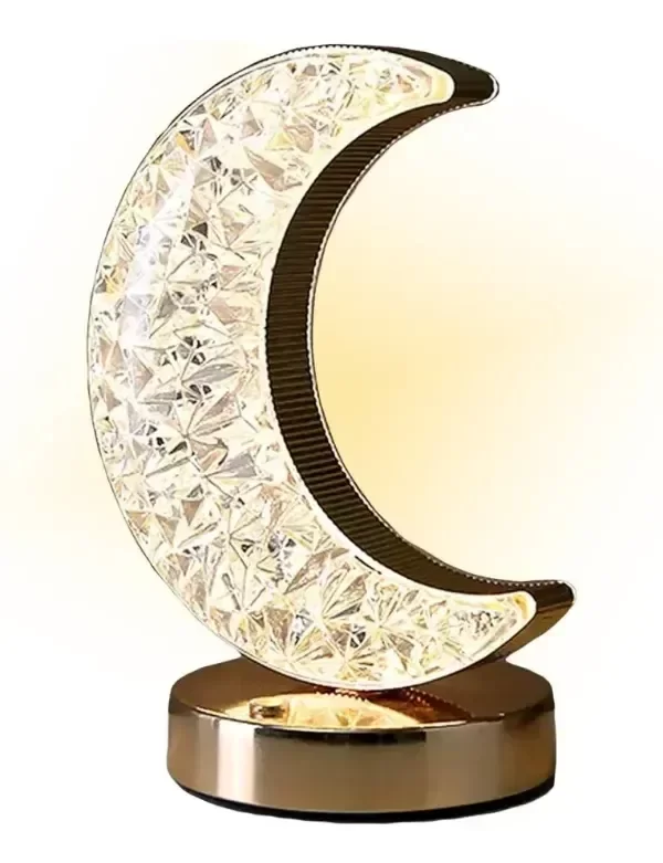 Producto - Lampara Luna Luz Led Touch Decorativa Recargable Usb Tipo C 3 tonos de luz
