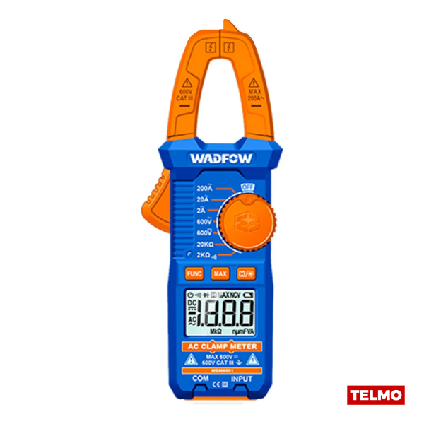 Producto - Pinza Amperométrica Digital True RMS 200A WDM6501 - Wadfow