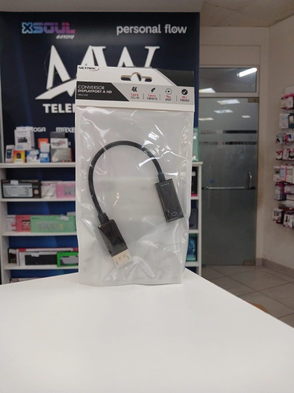 Producto - Conversor Display Port a HDMI (h) Netmak NM-C102