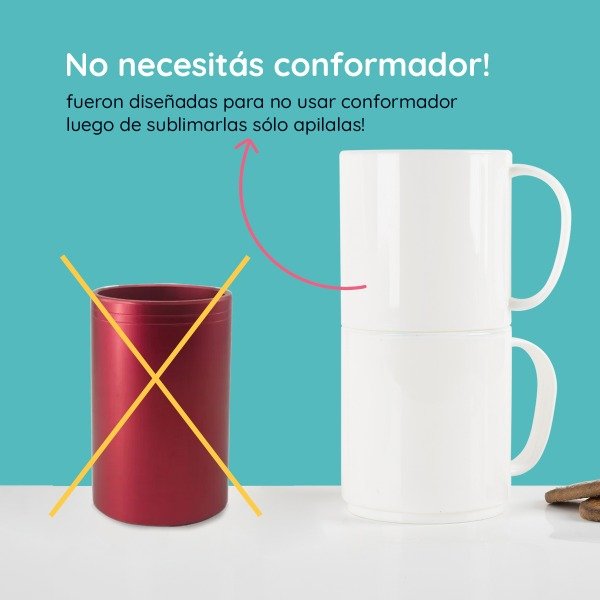 Producto - Taza polímero sublimable Workat - 3