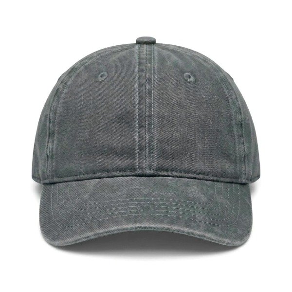 Producto - gorra lisa infantil color gris claro desgastada vintage regulable