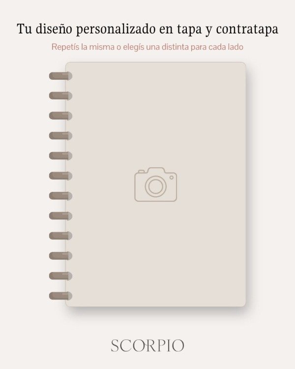Producto - Cuaderno Universitario A4 - Personalizado con tu imagen