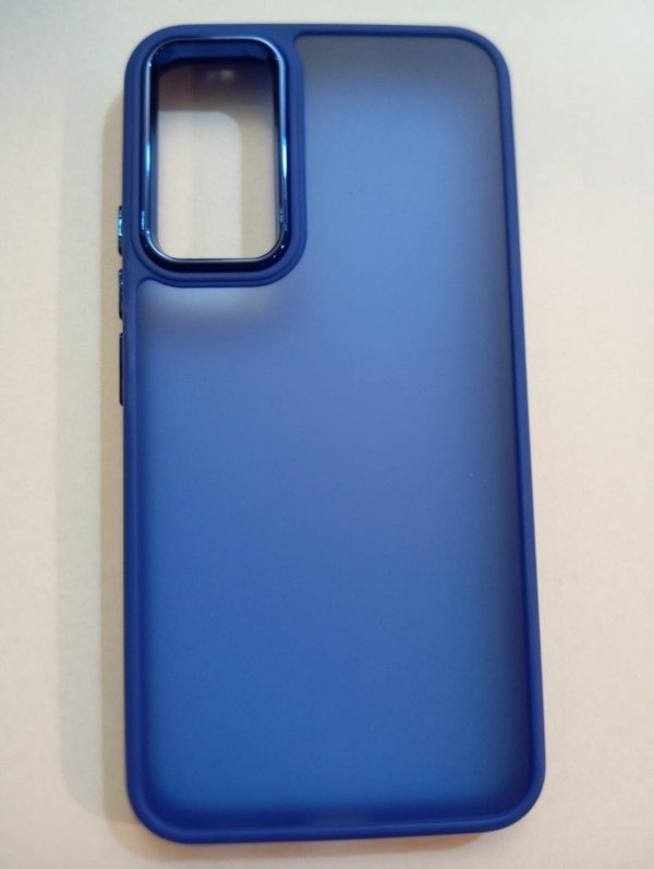Producto - Funda Azul/Violeta Translúcido XAEA Espacio para Samsung A34