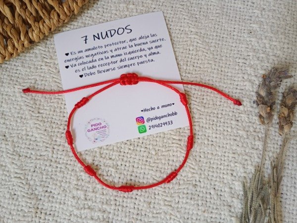 Producto - Pulsera 7 nudos simple