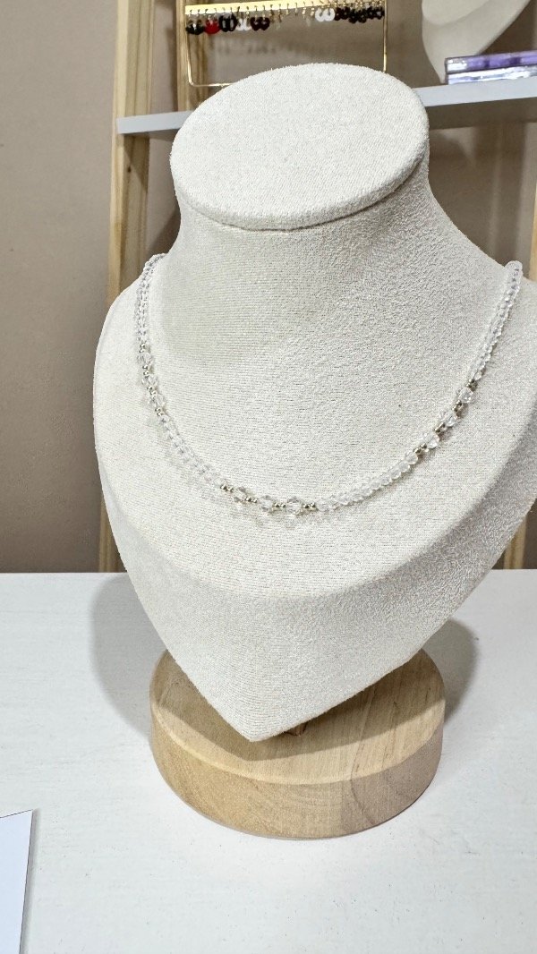 Producto - Collar cristal transparente
