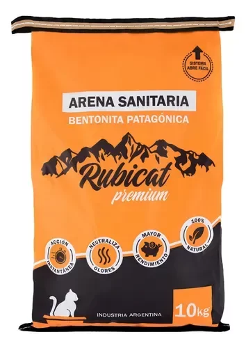 Producto - Rubicat Premium  Arena Aglutinante 10kg.