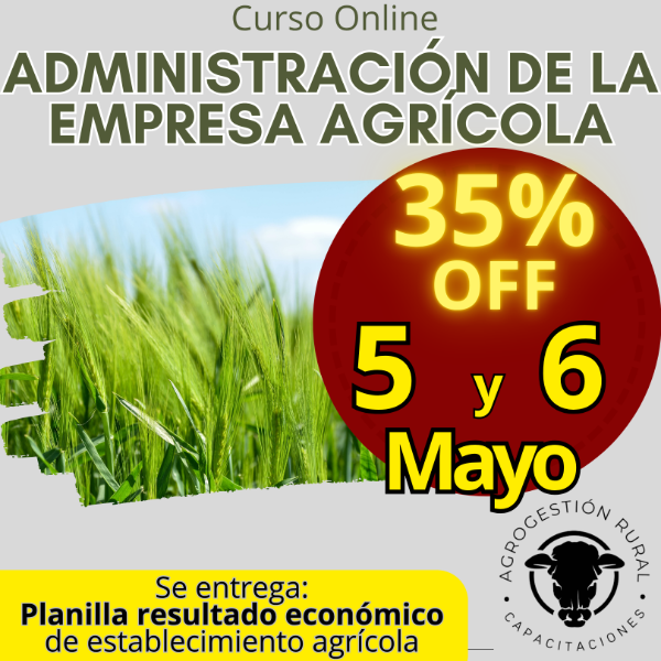 Producto - Curso Online Administración de la empresa agrícola