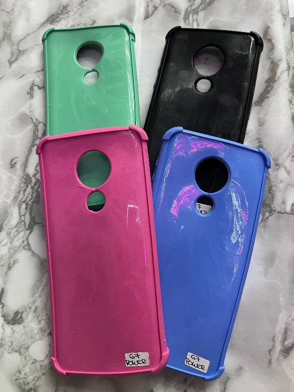Producto - Funda silicona con punteras Motorola G7 power