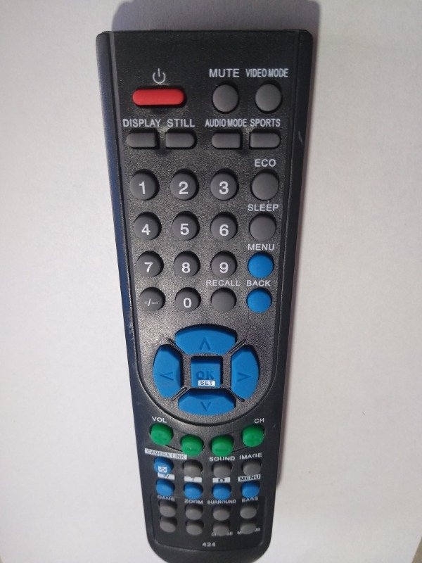 Producto - Control Remoto Para Smart PHILCO SANYO NOBLEX JVC Reemplazo mod 424