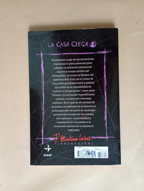 Producto - La casa ciega - Martínez de Mingo Saccomanno Díez - EDAF 2006 - 1
