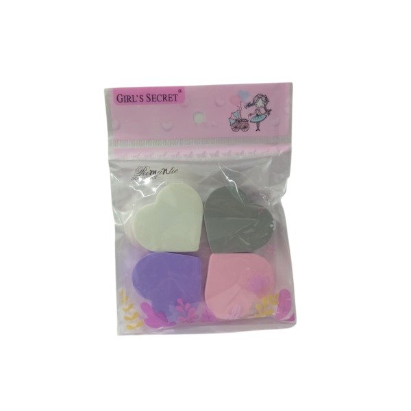 Producto - Esponja Corazon x4 Girls Secret