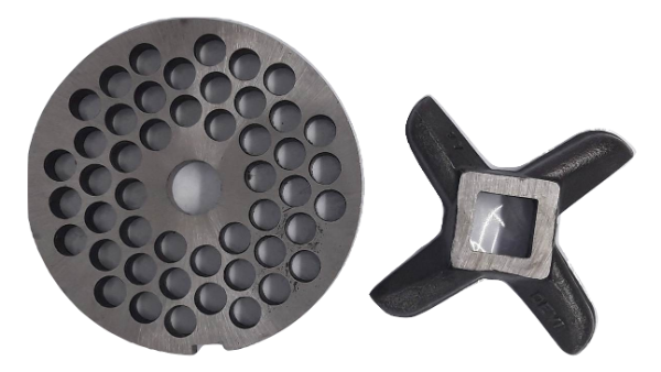 Producto - Disco Y Cuchilla Devi Para Picadora N 42 Afilable 12mm