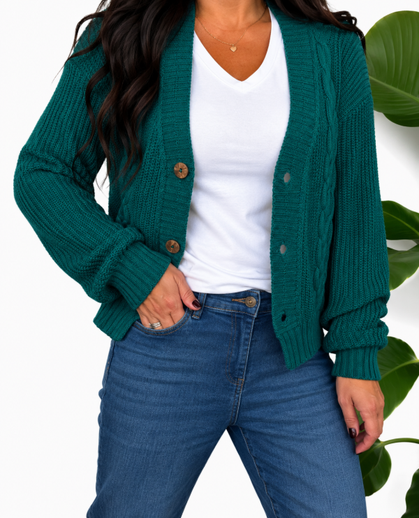 Producto - Cardigan Acrilico Verde