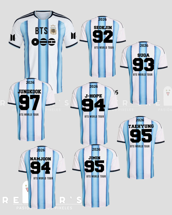 Producto - Remera Bts Argentina Número