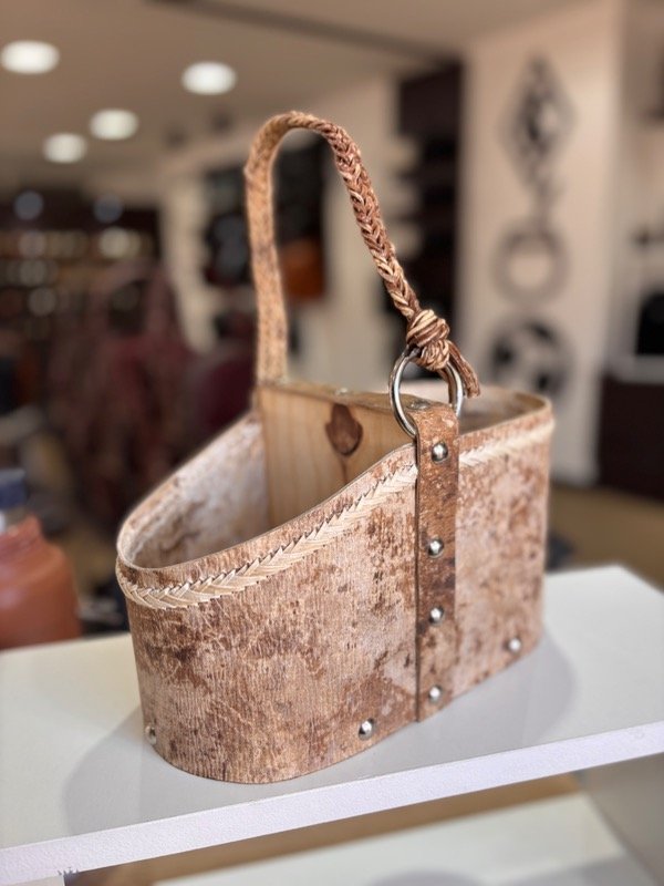 Producto - MATERA EXCLUSIVA CUERO CRUDO Y EXCLUSIVA MADERA ARTESANAL