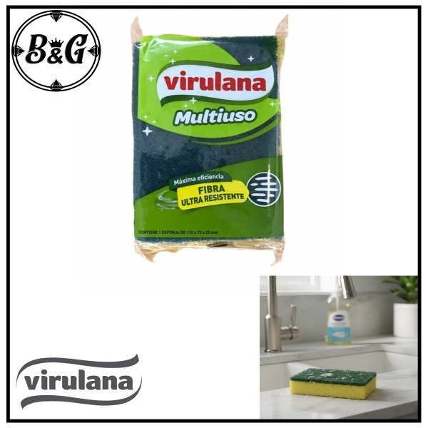 Producto - Esponja Multiuso Virulana Ultra Resistente (UNIDAD)