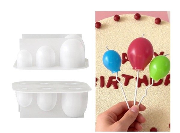 Producto - MOLDE SILICONA X6 GLOBOS - 0
