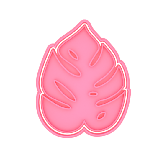Producto - Cortante con Stamp Hoja Monstera