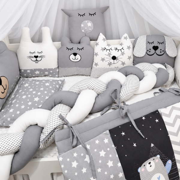 Producto - Set de Chichoneras para Cuna Alexander Animalitos Nórdicos - 2