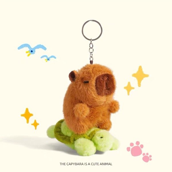 Producto - Llavero Capybara Tortuga (x12 66.000ars)