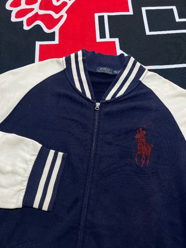 Producto - Campera Polo Ralph Lauren Big Pony bicolor. Talle XXL amplio/3XL