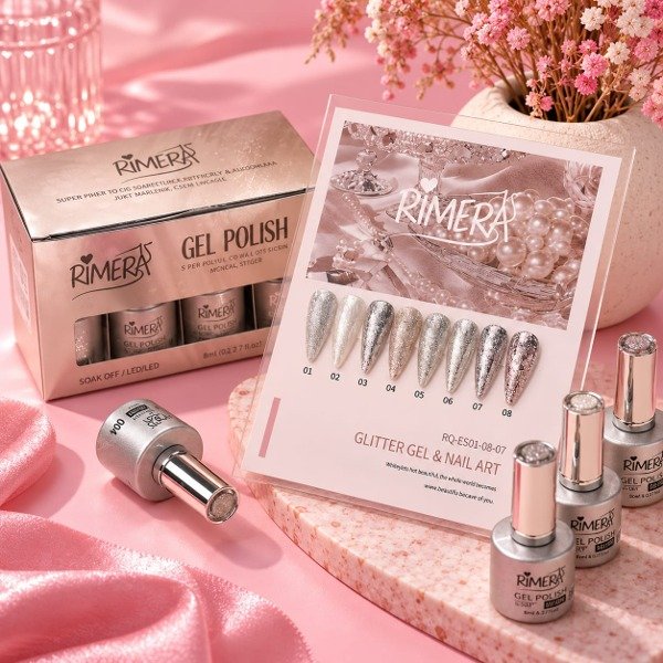 Producto - COLECCION SILVER GLITTER SEMI PERMANENTE RIMERA QUINCE