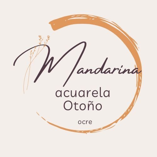 Producto - Acuarelas Mandarína (Cerámica) OTOÑO - (Ocre)