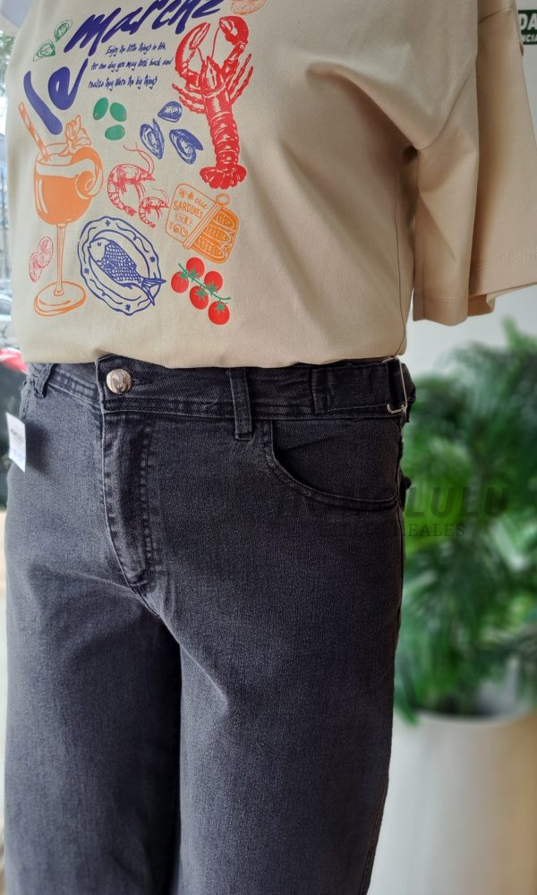 Producto - Jean Baggy con regulador gris - 1