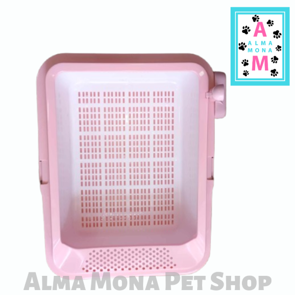 Producto - PER-ROS LITERA CON TAMIZ BORDE RECTANGULAR 50X38X18 CM (ROSA)