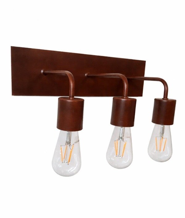 Producto - APLIQUE DE PARED 3 LUCES C/BRAZO (MODELO INDUSTRIAL)