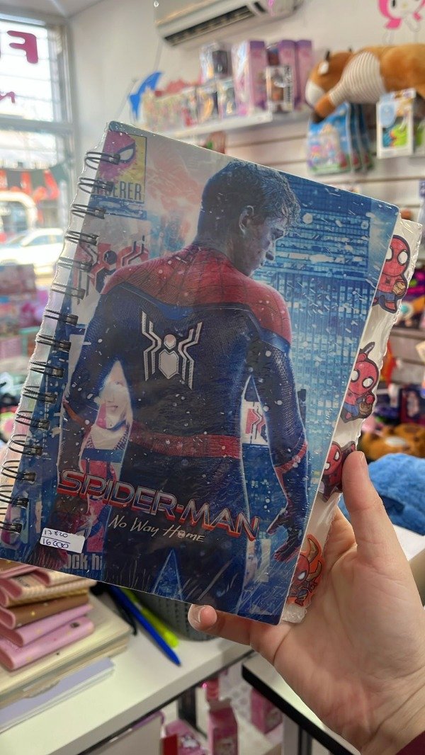 Producto - cuaderno spiderman con separadores
