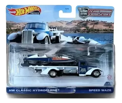 Producto - Hot Wheels Classic Hydroplane Speed Waze Car Culture Team Transport