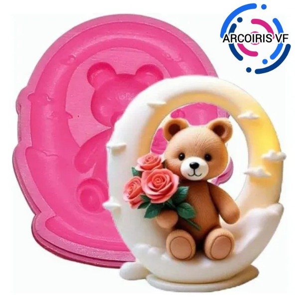 Producto - Molde oso con ramo