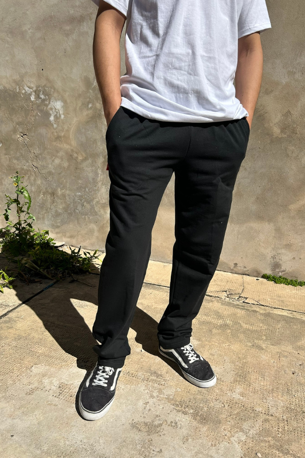Producto - Pantalón Joguing Recto Rustico -  Negro
