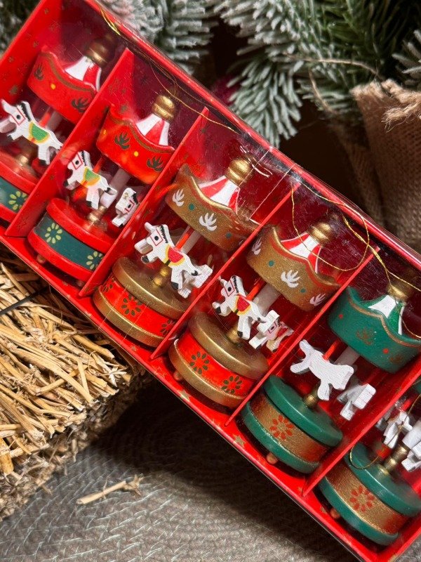 Producto - Set x 6 de calesitas de madera (Efectivo: 19.920)