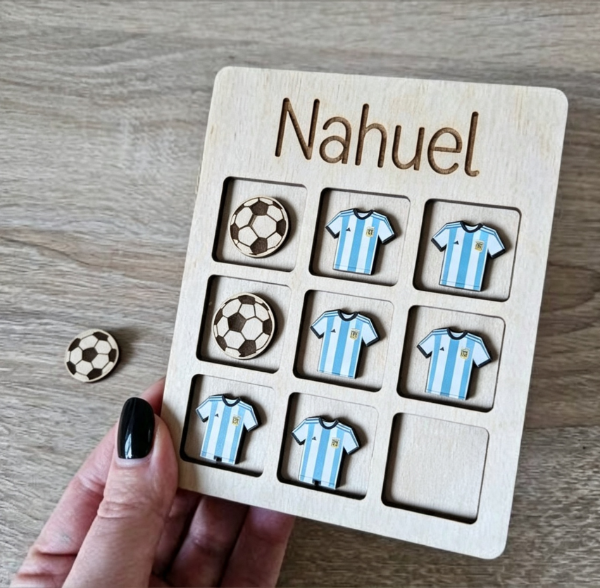 Producto - Ta-Te-Tí de madera personalizado - 0