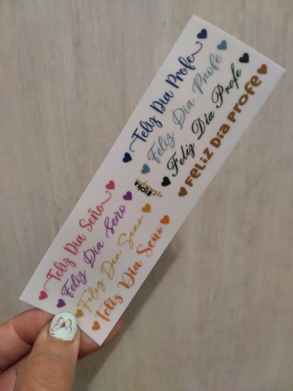 Producto - UV Tiritas 4x14cm Día del Maestro #5