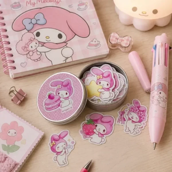 Producto - Lata de stickers de My Melody chica