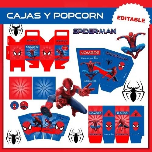 Producto - Kit Imprimible Spiderman Editable - 3