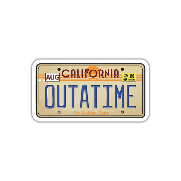 Producto - OUTATIME - Volver al Futuro - Vinilo Blanco + Laca