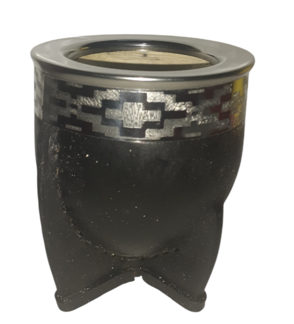 Producto - MATE IMPERIAL VIROLA DE ACERO, CALABAZA POR DENTRO Y ACERO POR DENTRO