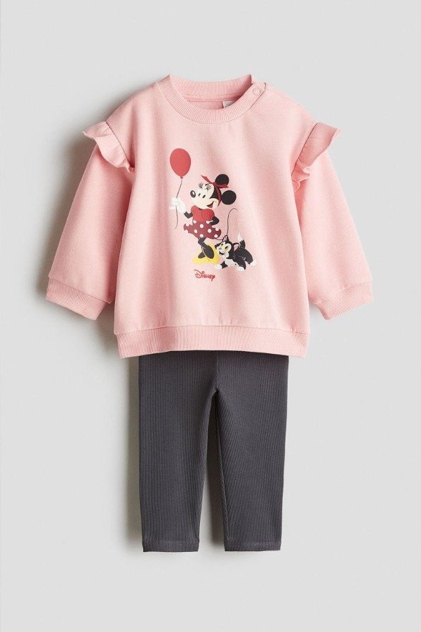 Producto - Conjunto HyM Minnie rosa y negro - 0