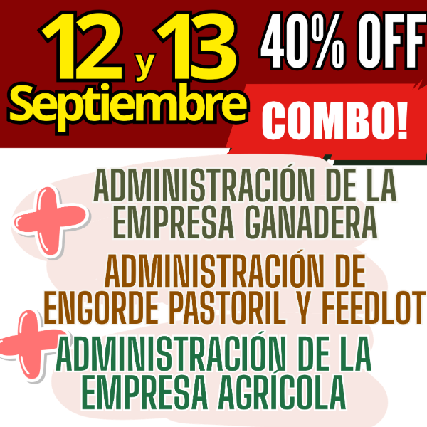 Producto - COMBO 3 CURSOS: Admin Ganadera + Engorde Pastoril y Feedlot + Admin Agrícola - 0