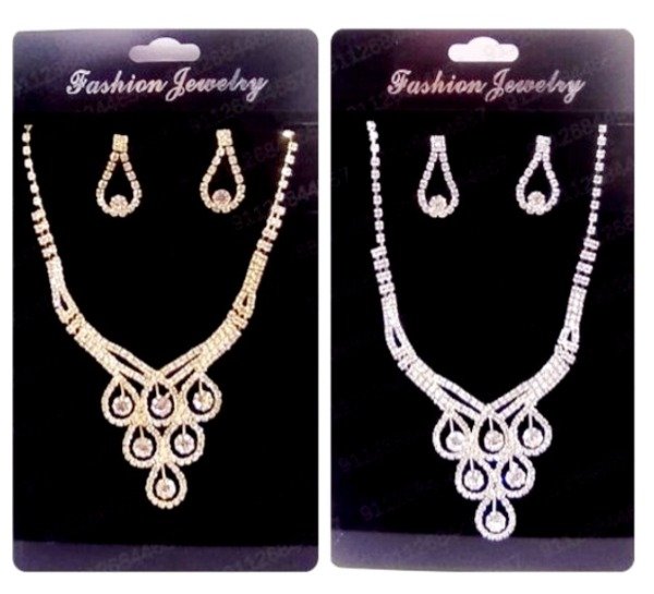 Producto - Gargantilla y aros strass CON 118 1100