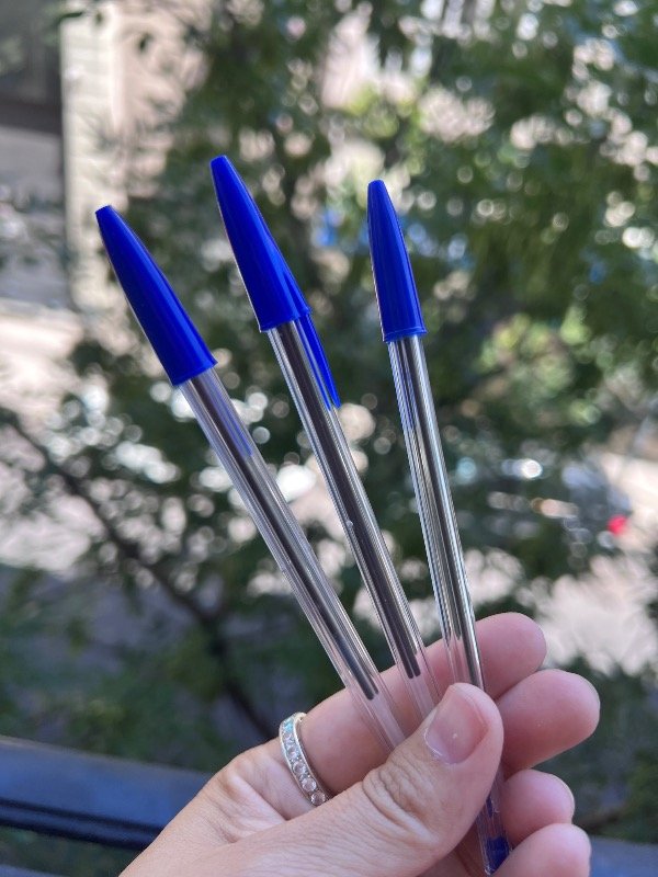 Producto - 6 lapiceras azules