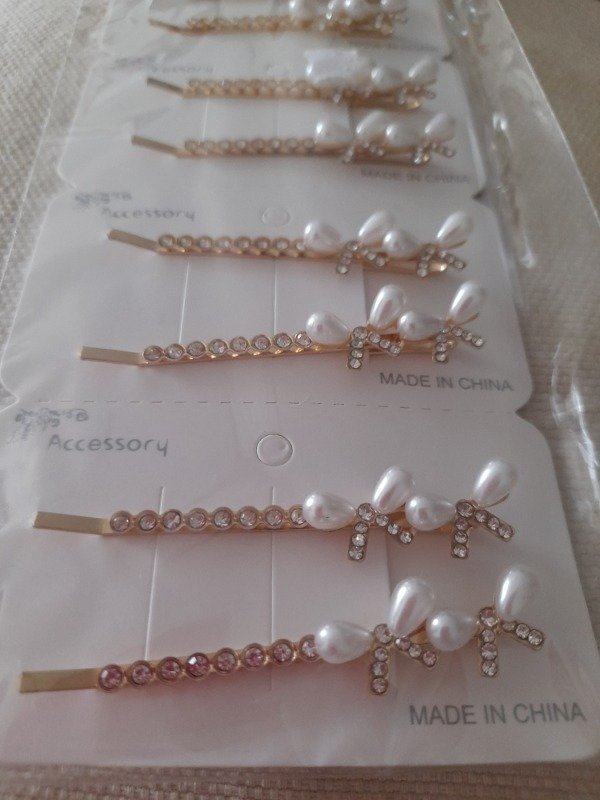 Producto - Hevillas doradas con strass