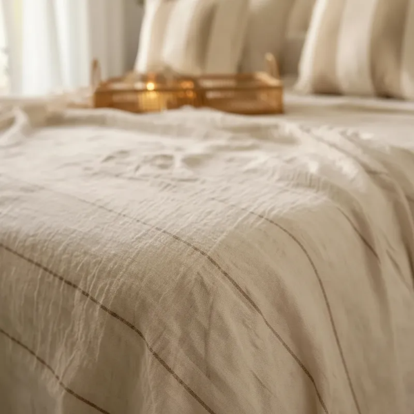 Producto - Pie de Cama Lira Rayas Beige - 5